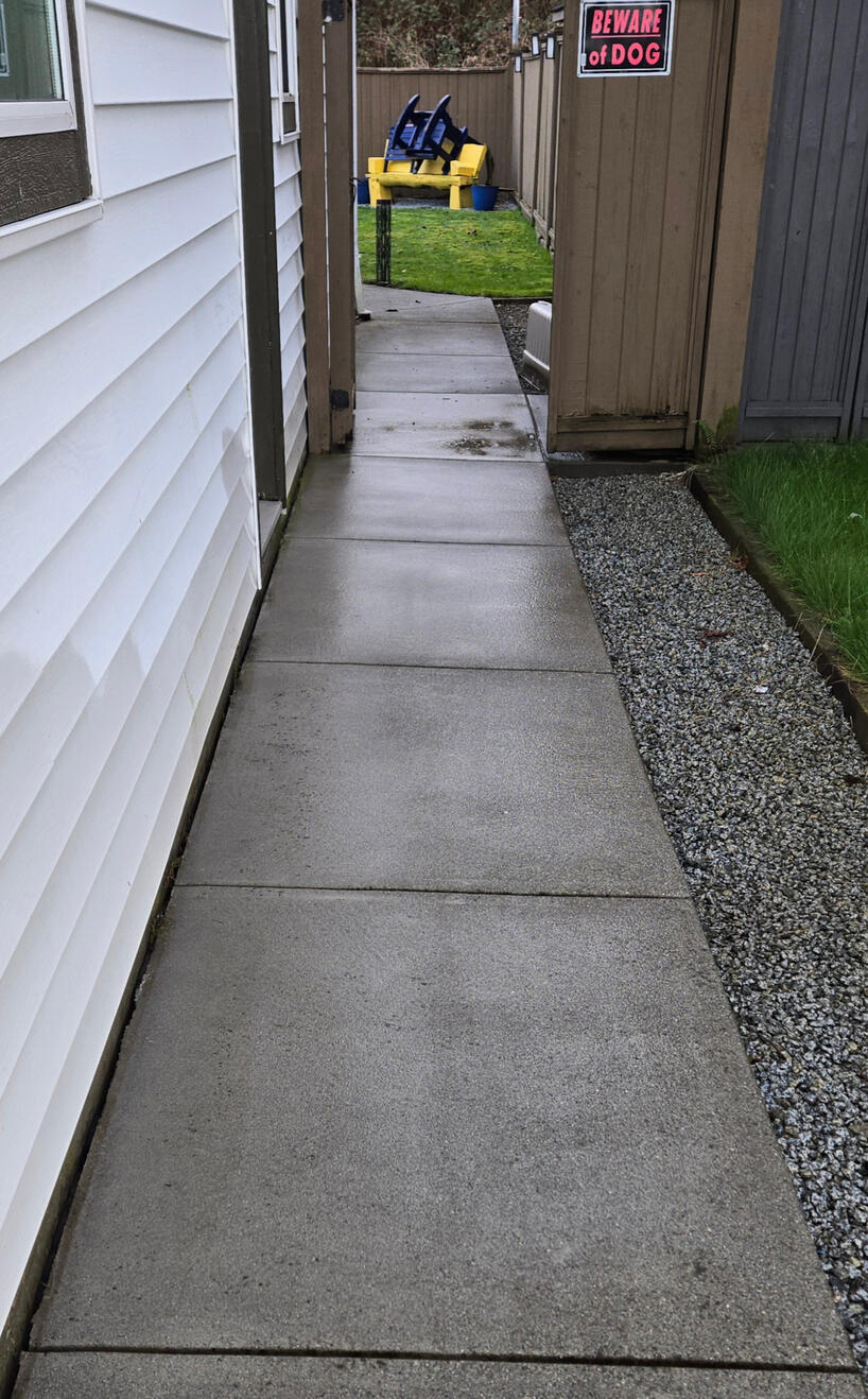 After Sidewalk Cleaning